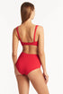 Sea Level Essentials Cross Front Bra Top